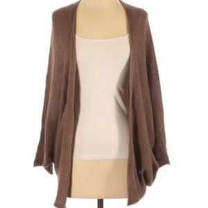 Corso Corso Cocoon Batwing Brown Open Front Cardig